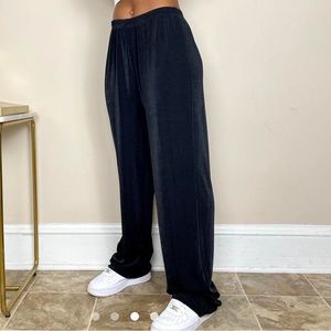 womens 90s black straight leg pants “chicos”